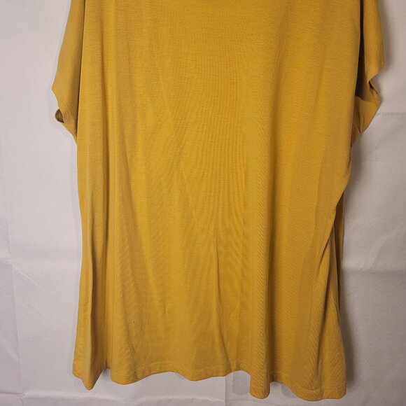Ashley Stewart Women's Plus Size 22/24 Blouse Yellow With Design - Picture 3 of 3